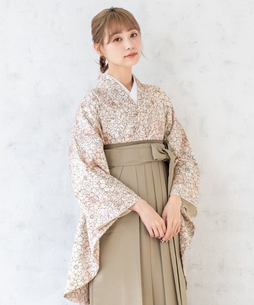 セール】記念日に私を飾る。レディース袴4点セット（着物・襦袢・下帯