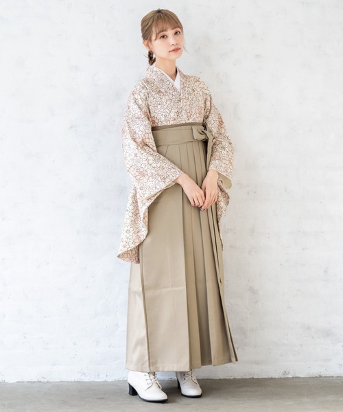 SOUBIEN] 着物＆袴（袴試着のみ・襦袢クリーニング済）160-170