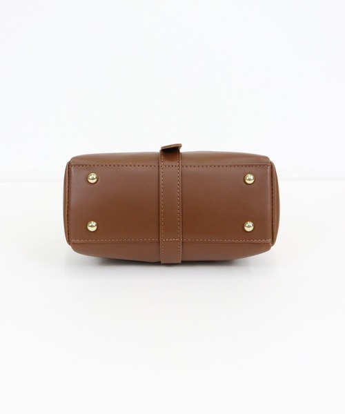 BLUEEAST（ブルーイースト）の「ワンハンドルがま口バッグ（ハンドバッグ・レディース・ブラウン/ブラック・FREE）」の16枚目の写真