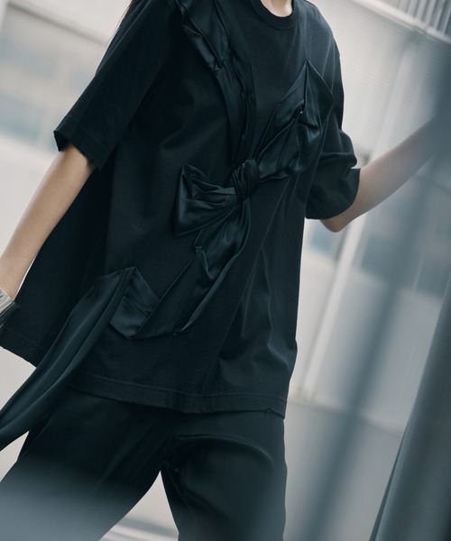 セール】Whispering Ribbon T-shirt / リボンTシャツ（Tシャツ