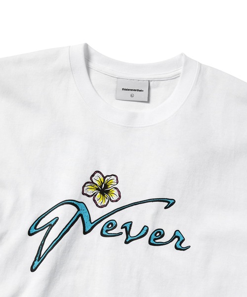 thisisneverthat(ディスイズネバーザット)の「Tropical Never Tee(Tシャツ/カットソー・メンズ・ブラウン/レッド系その他/ホワイト・S/M/L/XL)」の4枚目の写真
