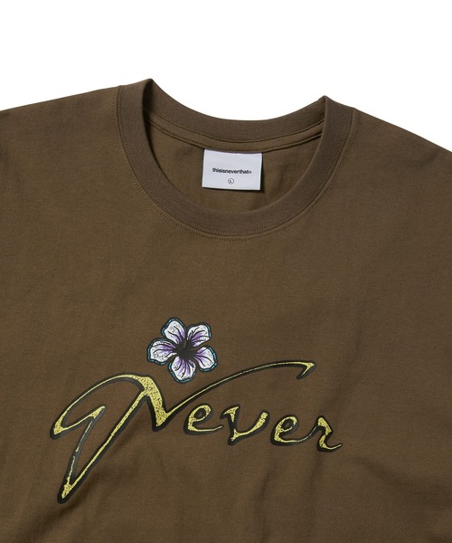 thisisneverthat(ディスイズネバーザット)の「Tropical Never Tee(Tシャツ/カットソー・メンズ・ブラウン/レッド系その他/ホワイト・S/M/L/XL)」の6枚目の写真
