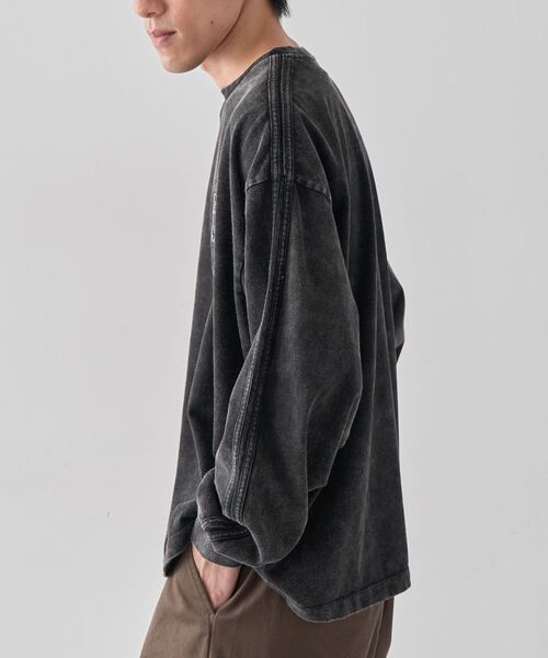 CRAFT STANDARD BOUTIQUE（クラフトスタンダードブティック）の「【ユニセックス】ヴィンテージゲームシャツ-C（Tシャツ/カットソー・レディース・グレー/アイボリー/ブラック・L/M/S）」の10枚目の写真