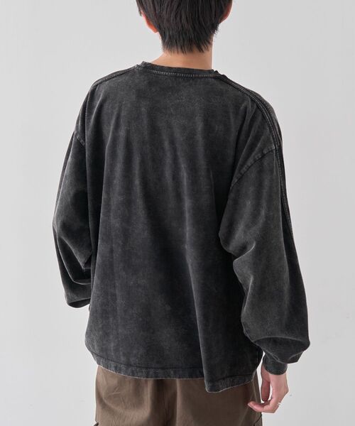 CRAFT STANDARD BOUTIQUE（クラフトスタンダードブティック）の「【ユニセックス】ヴィンテージゲームシャツ-C（Tシャツ/カットソー・レディース・グレー/アイボリー/ブラック・L/M/S）」の11枚目の写真