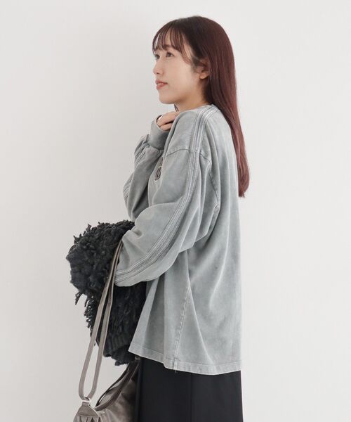 CRAFT STANDARD BOUTIQUE（クラフトスタンダードブティック）の「【ユニセックス】ヴィンテージゲームシャツ-C（Tシャツ/カットソー・レディース・グレー/アイボリー/ブラック・L/M/S）」の20枚目の写真