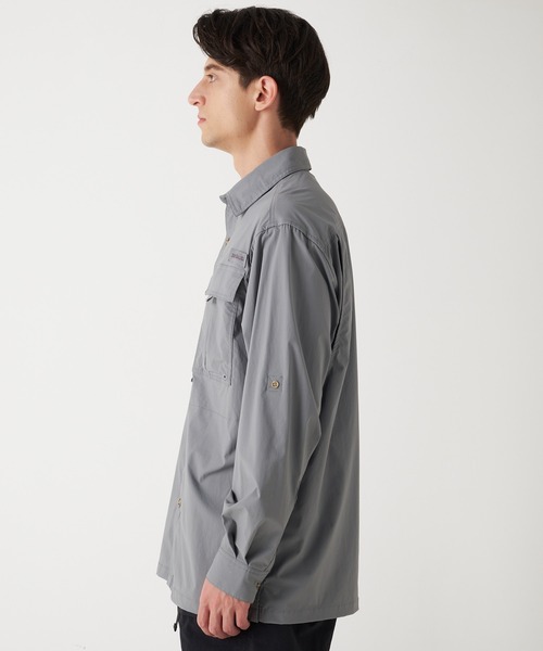 Eddie Bauer(エディーバウアー)の「長袖 ガイドシャツ(シャツ/ブラウス・メンズ・グレー/ダークネイビー・L/M/XXL/S/XL)」の13枚目の写真