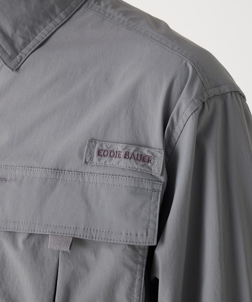 Eddie Bauer(エディーバウアー)の「長袖 ガイドシャツ(シャツ/ブラウス・メンズ・グレー/ダークネイビー・L/M/XXL/S/XL)」の17枚目の写真