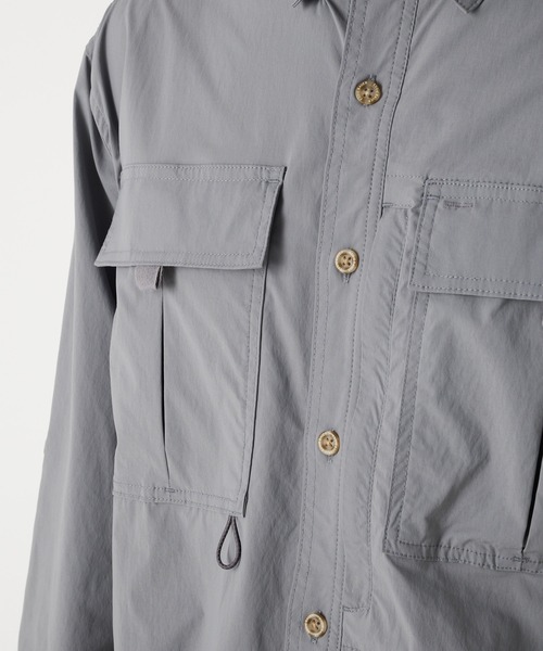 Eddie Bauer(エディーバウアー)の「長袖 ガイドシャツ(シャツ/ブラウス・メンズ・グレー/ダークネイビー・L/M/XXL/S/XL)」の18枚目の写真