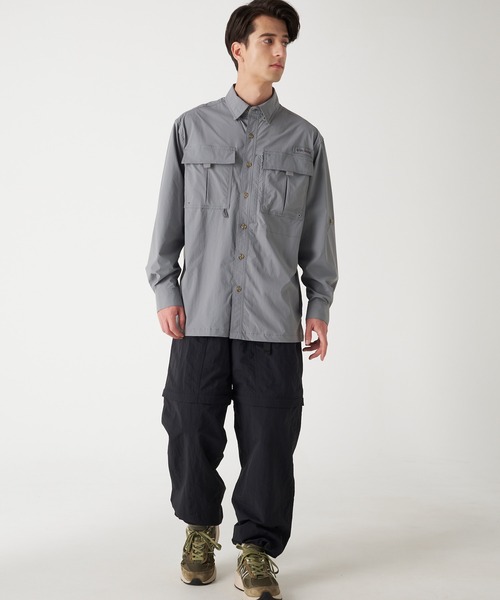 Eddie Bauer(エディーバウアー)の「長袖 ガイドシャツ(シャツ/ブラウス・メンズ・グレー/ダークネイビー・L/M/XXL/S/XL)」の5枚目の写真