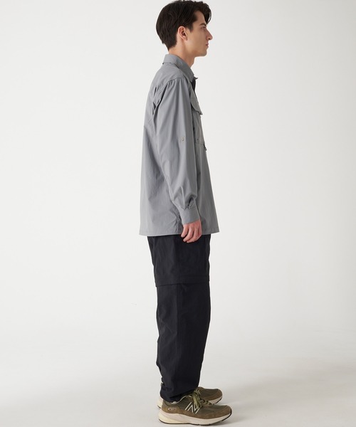 Eddie Bauer(エディーバウアー)の「長袖 ガイドシャツ(シャツ/ブラウス・メンズ・グレー/ダークネイビー・L/M/XXL/S/XL)」の8枚目の写真