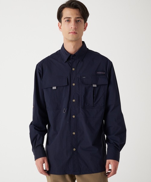 Eddie Bauer(エディーバウアー)の「長袖 ガイドシャツ(シャツ/ブラウス・メンズ・グレー/ダークネイビー・L/M/XXL/S/XL)」の10枚目の写真
