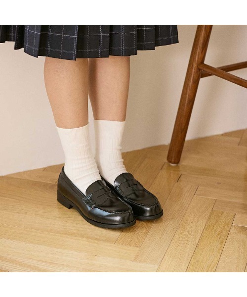 ing(イング)の「【3E】快適オールラウンドローファー(ローファー・レディース・ブラック・25cm/24.5cm/24cm/23.5cm/23cm/22.5cm/25.5cm)」の1枚目の写真
