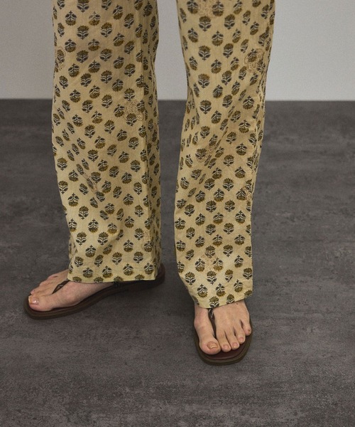 COUTURE DADAMクチュールド アダムFlont Slit Pants COUTURE D'ADAM(クチュール ド アダム) Slit PT / Stripe