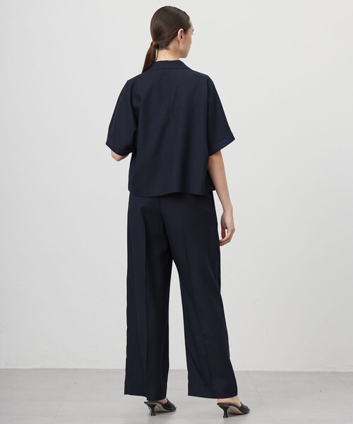 iCB今季完売　FluidBackSatin クロップドジャケット FluidBackSatin クロップドジャケット（その他アウター）｜ICB