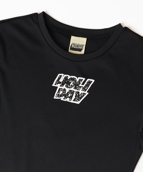 HOLIDAY（ホリデイ）の「FAST DRY JERSEY TUCK L/S TOPS ファストドライジャージタックロングスリーブトップス（Tシャツ/カットソー・レディース・ブラック/ピンク・ONE SIZE）」の4枚目の写真
