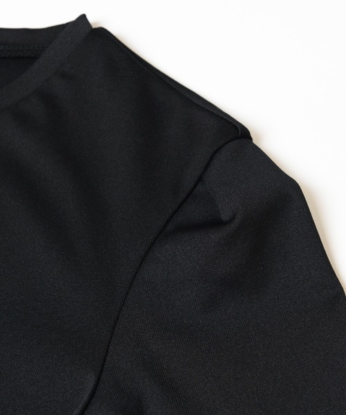HOLIDAY（ホリデイ）の「FAST DRY JERSEY TUCK L/S TOPS ファストドライジャージタックロングスリーブトップス（Tシャツ/カットソー・レディース・ブラック/ピンク・ONE SIZE）」の5枚目の写真