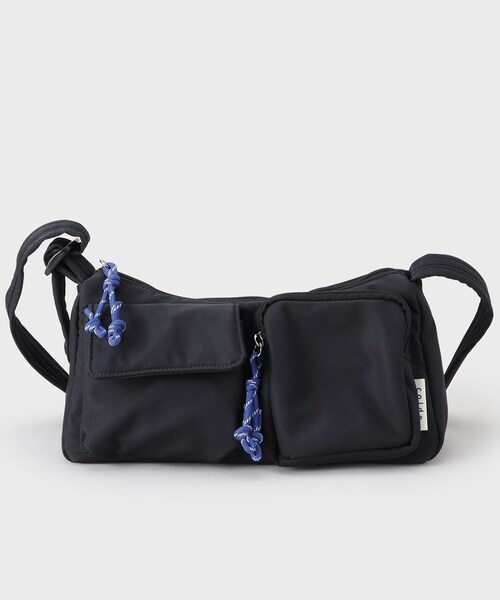 THE SHOP TK （ザ ショップ ティーケー ）の「立体多ポケットミニショルダーバッグ（ショルダーバッグ・レディース・ブラック/グレー・00）」の2枚目の写真