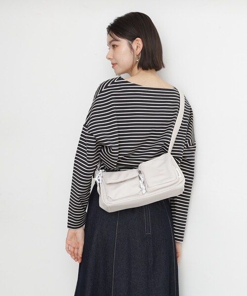 THE SHOP TK （ザ ショップ ティーケー ）の「立体多ポケットミニショルダーバッグ（ショルダーバッグ・レディース・ブラック/グレー・00）」の14枚目の写真