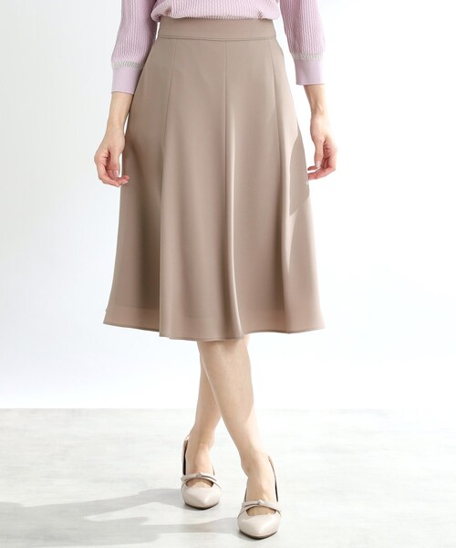 リフレクト（Reflect）/【セットアップ可能】バックサテンフレアスカート セール】【セットアップ可能】バックサテンフレアスカート（スカート