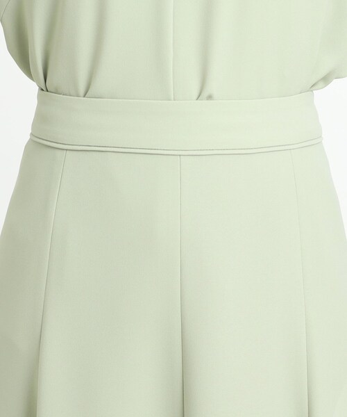 セール】【セットアップ可能】バックサテンフレアスカート（スカート