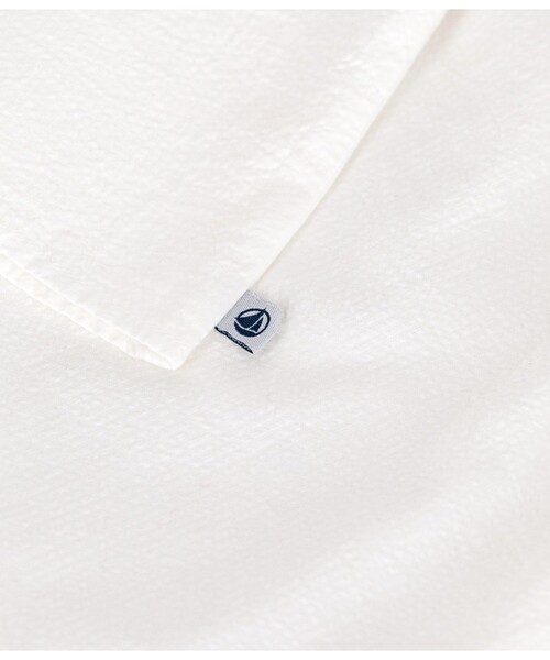 PETIT BATEAU(プチバトー)の「半袖ブラウス(シャツ/ブラウス・キッズ・ホワイト・24MONTH/36MONTH/12MONTH/18MONTH)」の3枚目の写真
