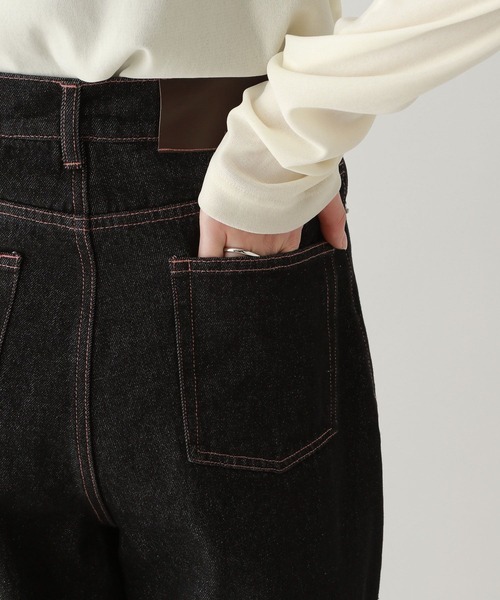 RAGEBLUE（レイジブルー）の「＜セットアップ対応＞ステッチデザイン/ロールアップデニムパンツ（デニムパンツ・レディース・ブラック・MEDIUM/SMALL）」の15枚目の写真