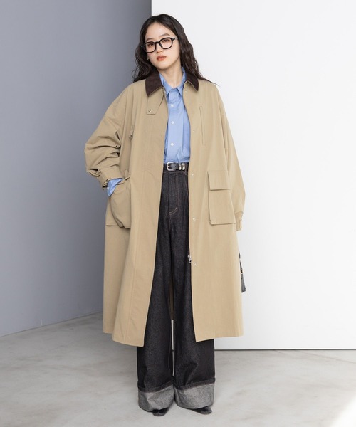 RAGEBLUE（レイジブルー）の「＜セットアップ対応＞ステッチデザイン/ロールアップデニムパンツ（デニムパンツ・レディース・ブラック・MEDIUM/SMALL）」の18枚目の写真