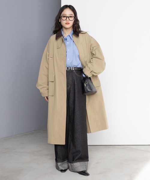 RAGEBLUE（レイジブルー）の「＜セットアップ対応＞ステッチデザイン/ロールアップデニムパンツ（デニムパンツ・レディース・ブラック・MEDIUM/SMALL）」の19枚目の写真