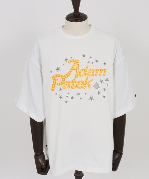 ADAM PATEK(アダムパテック)の「ADAMPATEK/disco logo short sleeve T/ディスコロゴプリントT(Tシャツ/カットソー・メンズ・パープル/ホワイト/ブラック・1/2)」の21枚目の写真