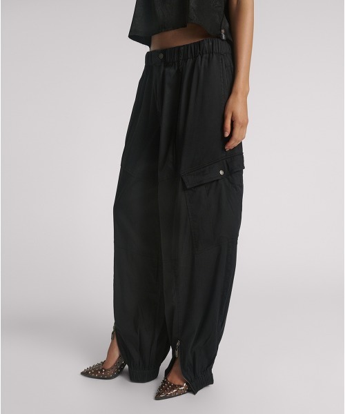 One Tea spoon(ワンティースプーン)の「PARTY FLIGHT PANTS(カーゴパンツ・レディース・ブラック・S)」の4枚目の写真
