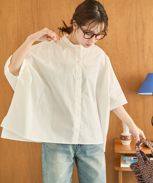 セール】限定展開 ドルマン スリーブ ブロード シャツ（シャツ
