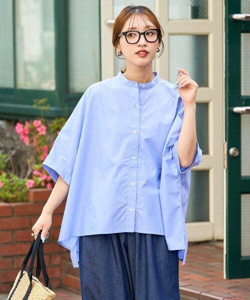 セール】限定展開 ドルマン スリーブ ブロード シャツ（シャツ