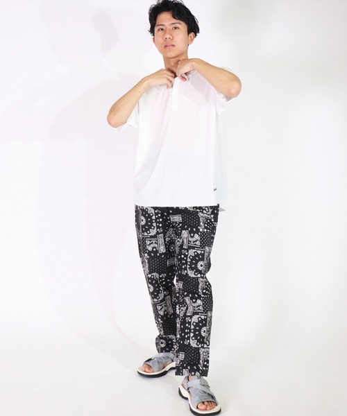 FRUIT OF THE LOOM(フルーツオブザルーム)の「(GA)【FTL×NUMBER(N)INE】【パックT】ワッフル ラウンドヘム ヘンリーネック Tシャツ(Tシャツ/カットソー・メンズ・ブラック/杢グレー/オフホワイト・L/M/XL)」の6枚目の写真