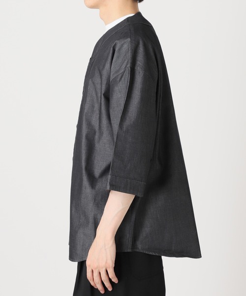 JOURNAL STANDARD relume(ジャーナルスタンダード レリューム)の「【ZOZO限定】CHAMBRAY ベースボールシャツ(シャツ/ブラウス・メンズ・ロイヤルブルー/ブルー/ブラック・XS/S/M/L/XL)」の22枚目の写真