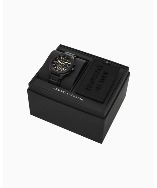 ARMANI EXCHANGE（アルマーニエクスチェンジ）の「【A|X アルマーニ エクスチェンジ】シリコンベルトウォッチ(尾錠)RAFAEL_AX7165SET（アナログ腕時計・メンズ・その他1・FREE）」の3枚目の写真