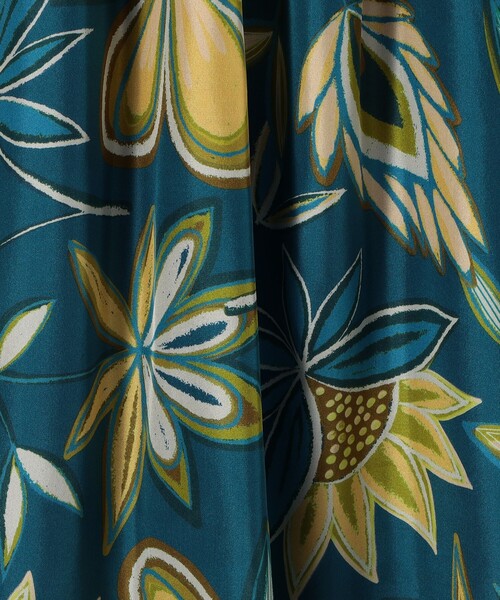 caban（キャバン）の「シルク COLETTEフラワープリント ロングワンピース（ワンピース・レディース・ブルー系その他2/イエロー系その他2・FREE）」の4枚目の写真