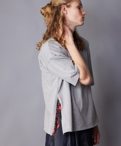 rehacer(レアセル)の「rehacer : Color Rib Crew Neck CS / カラーリブクルーネックカットソー(Tシャツ/カットソー・メンズ・ブラック/グレー/ホワイト・SMALL/MEDIUM/LARGE/X-LARGE)」の3枚目の写真