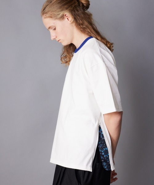 rehacer(レアセル)の「rehacer : Color Rib Crew Neck CS / カラーリブクルーネックカットソー(Tシャツ/カットソー・メンズ・ブラック/グレー/ホワイト・SMALL/MEDIUM/LARGE/X-LARGE)」の5枚目の写真
