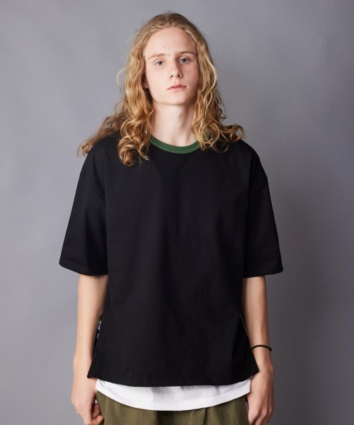 rehacer(レアセル)の「rehacer : Color Rib Crew Neck CS / カラーリブクルーネックカットソー(Tシャツ/カットソー・メンズ・ブラック/グレー/ホワイト・SMALL/MEDIUM/LARGE/X-LARGE)」の8枚目の写真