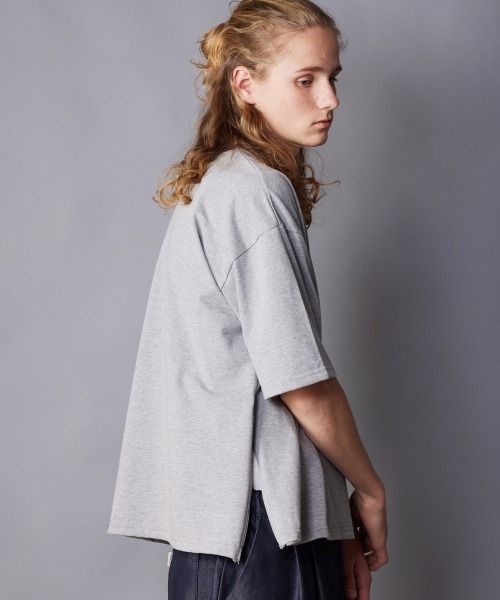 rehacer(レアセル)の「rehacer : Color Rib Crew Neck CS / カラーリブクルーネックカットソー(Tシャツ/カットソー・メンズ・ブラック/グレー/ホワイト・SMALL/MEDIUM/LARGE/X-LARGE)」の16枚目の写真