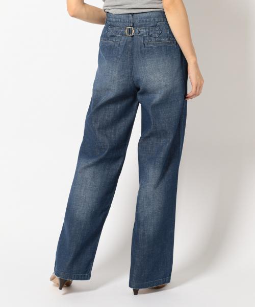 23区（ニジュウサンク）の「23区denimウォッシュドスラブデニム ワイドパンツ（デニムパンツ・レディース・ダルブルー系・48/46/50/44）」の8枚目の写真