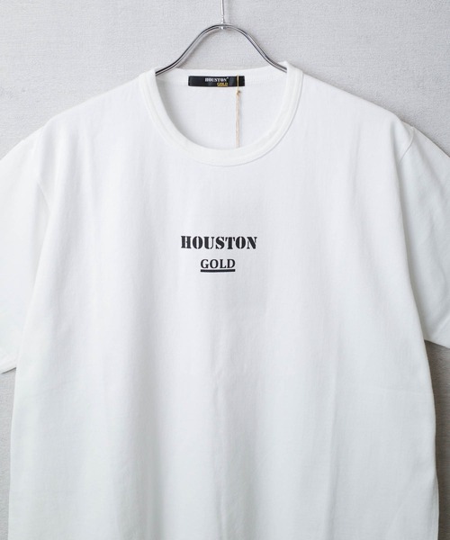 HOUSTON(ヒューストン)の「【T9】【HOUSTON GOLD/ヒューストン ゴールド】CREW NECK S/S TEE クルーネック ショートスリーブ Tシャツ HG201X(Tシャツ/カットソー・メンズ・グレー/ブルー/インディゴブルー/ホワイト・MEDIUM/LARGE/X-LARGE)」の17枚目の写真