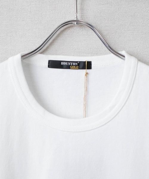 HOUSTON(ヒューストン)の「【T9】【HOUSTON GOLD/ヒューストン ゴールド】CREW NECK S/S TEE クルーネック ショートスリーブ Tシャツ HG201X(Tシャツ/カットソー・メンズ・グレー/ブルー/インディゴブルー/ホワイト・MEDIUM/LARGE/X-LARGE)」の18枚目の写真