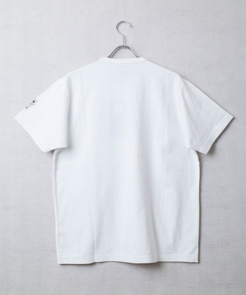 HOUSTON(ヒューストン)の「【T9】【HOUSTON GOLD/ヒューストン ゴールド】CREW NECK S/S TEE クルーネック ショートスリーブ Tシャツ HG201X(Tシャツ/カットソー・メンズ・グレー/ブルー/インディゴブルー/ホワイト・MEDIUM/LARGE/X-LARGE)」の21枚目の写真