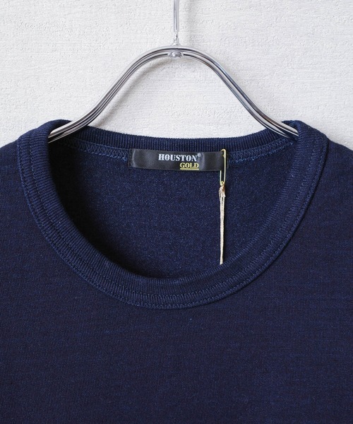 HOUSTON(ヒューストン)の「【T9】【HOUSTON GOLD/ヒューストン ゴールド】CREW NECK S/S TEE クルーネック ショートスリーブ Tシャツ HG201X(Tシャツ/カットソー・メンズ・グレー/ブルー/インディゴブルー/ホワイト・MEDIUM/LARGE/X-LARGE)」の11枚目の写真