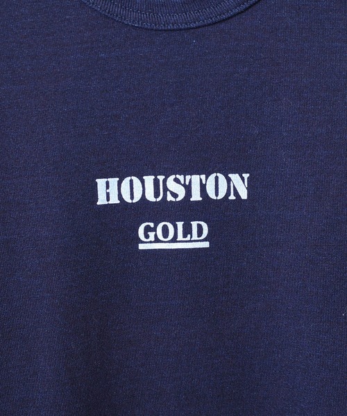 HOUSTON(ヒューストン)の「【T9】【HOUSTON GOLD/ヒューストン ゴールド】CREW NECK S/S TEE クルーネック ショートスリーブ Tシャツ HG201X(Tシャツ/カットソー・メンズ・グレー/ブルー/インディゴブルー/ホワイト・MEDIUM/LARGE/X-LARGE)」の12枚目の写真