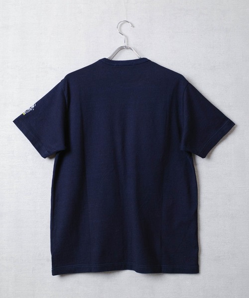 HOUSTON(ヒューストン)の「【T9】【HOUSTON GOLD/ヒューストン ゴールド】CREW NECK S/S TEE クルーネック ショートスリーブ Tシャツ HG201X(Tシャツ/カットソー・メンズ・グレー/ブルー/インディゴブルー/ホワイト・MEDIUM/LARGE/X-LARGE)」の13枚目の写真