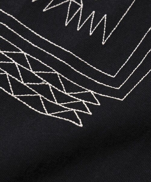   ロコ刺繍クルネックTシャツ 1420M2 222 追加予約> ZUCCa / ハートロゴT / Tシャツ(M charcoal gray(25