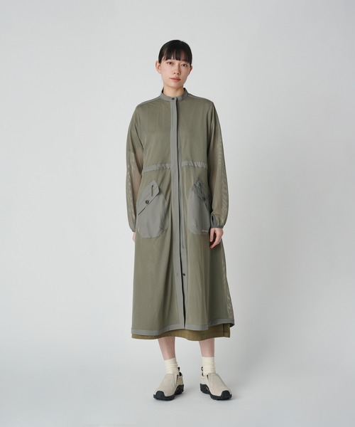ジャケット・アウター Snow peak Insect Shield Long pullover Printed Insect Shield Mesh Long Pullover 1 KH(SH-23SW00400KH