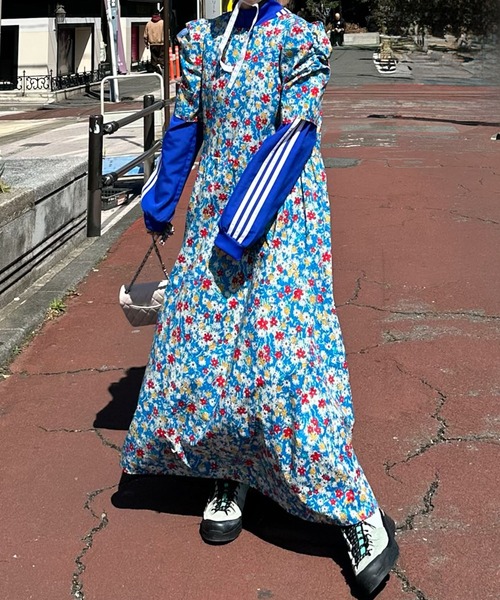 Alley Tokyo(アリートーキョー)の「古着っぽワンピ(ワンピース・レディース・ブラック/ブルー/ミント/ピンク・FREE)」の19枚目の写真